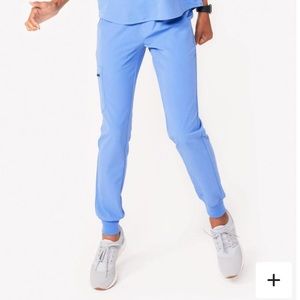 NWT Figs Zamora 2.0 Jogger Pants in Ceil Blue